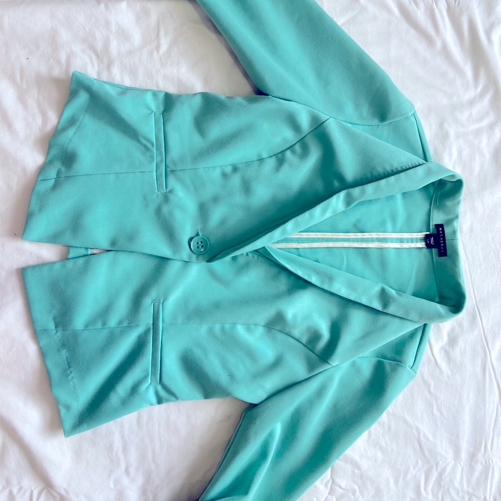 Turquoise blazer